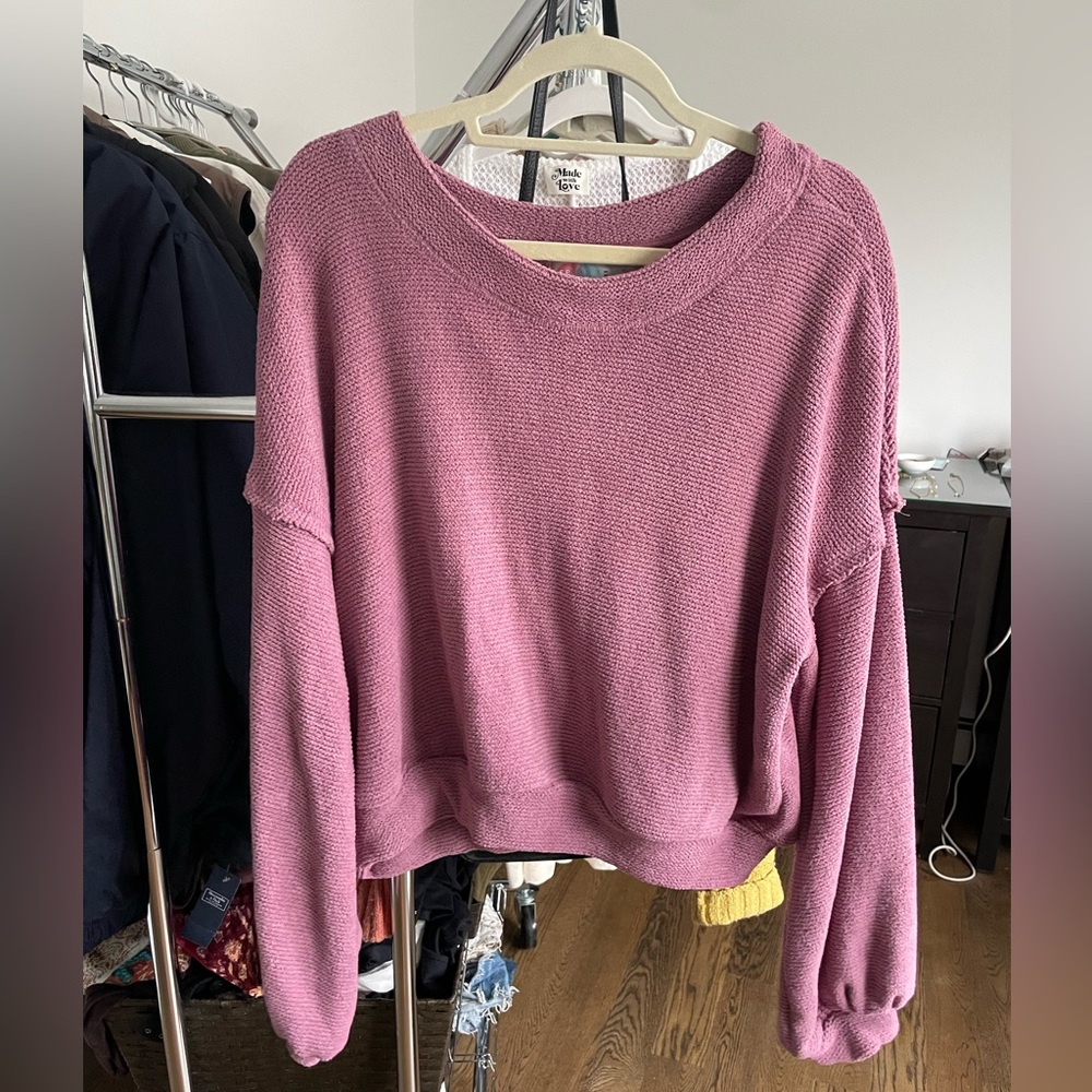 Free People - Beach Happy Pullover in Orchid/Purple (M)
